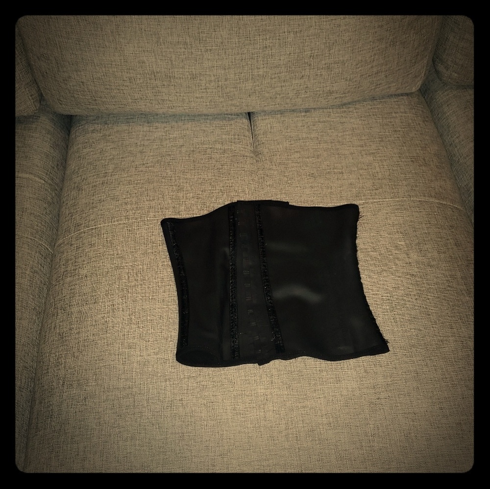 EXTREME WAIST TRAINER 3 HOOK BLACK